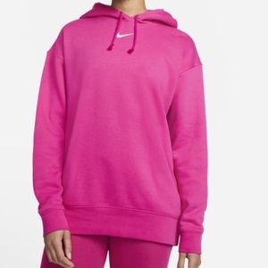 Bright Pink Nike Hoodie